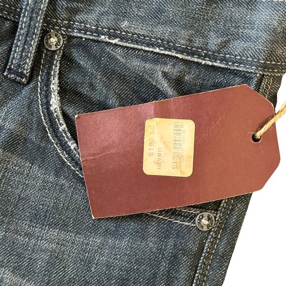 Raven Denim Vic Slim Straight Denim Jeans in Alloy Size 29 x 34 NWT $199 - Picture 10 of 10